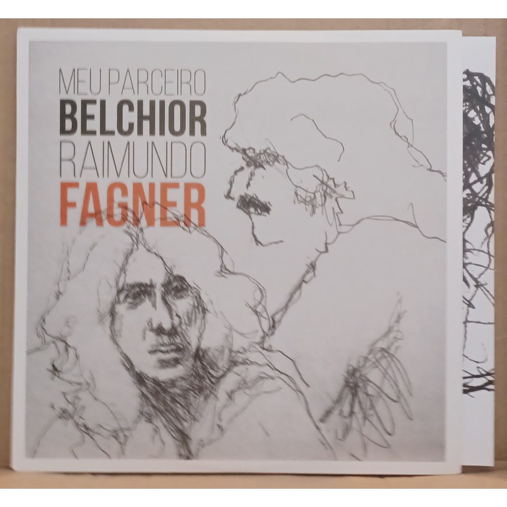 LP Disco De Vinil Raimundo Fagner - Meu Parceiro Belchior - 180g C/ Encarte LP Semi Novo Capa NM Ler Descrição