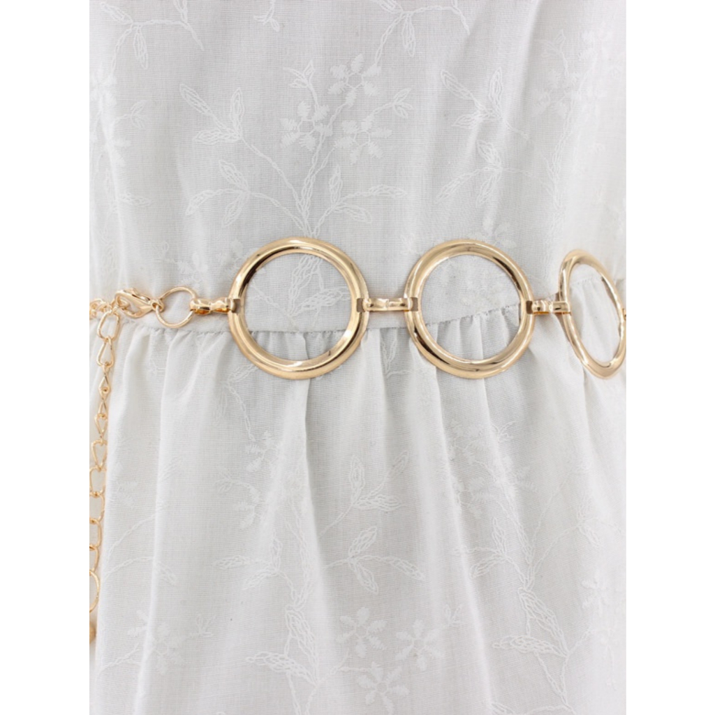 Cinto Corrente Argola Plus Size