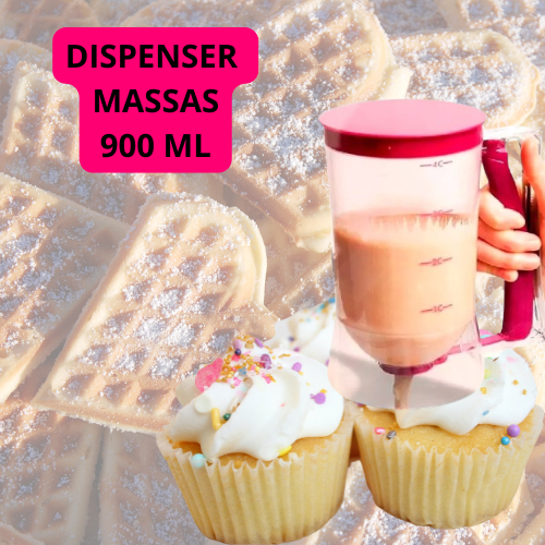 Copo Dispenser de Massas: PANQUECAS, CUPCAKES, CREPES e muito masi