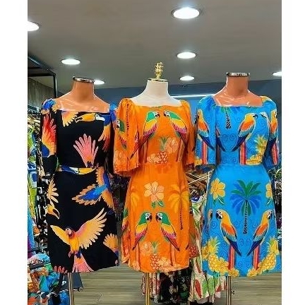vestido de manga curto soltinho/ vestido evasê manga curta com bojo