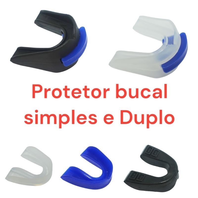 Protetor Bucal P/ lutas  Boxe MMA Jiu Jitsu e Outros Moldável Profissional