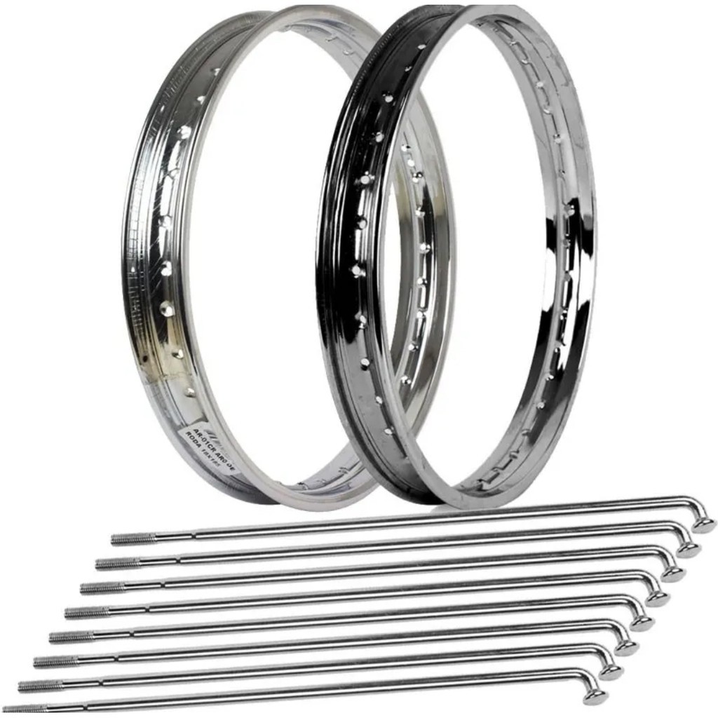 Kit Par Aro + Raio Nxr Bross 150 06/14 Bross 160 15/17 Diant. Disco Tras. Tambor