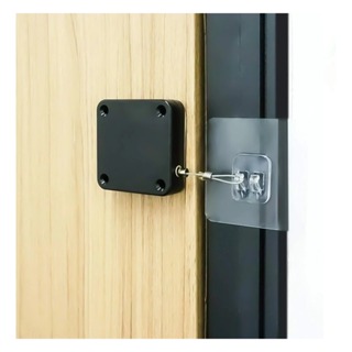 Suporte Fechador De Porta Mola Aérea Para Fechamento Automático De Porta Com Cabo Retratil em Oferta na Shopee