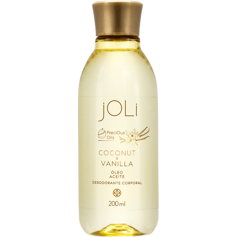 Óleo Desodorante Corporal Joli Vanilla e Coco 200ml