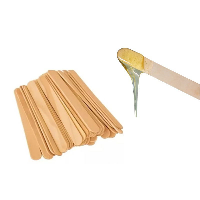 Kit palito Abaixador de lingua 300 unidades descartavel p/ tattoo depilação medico estetica manicure