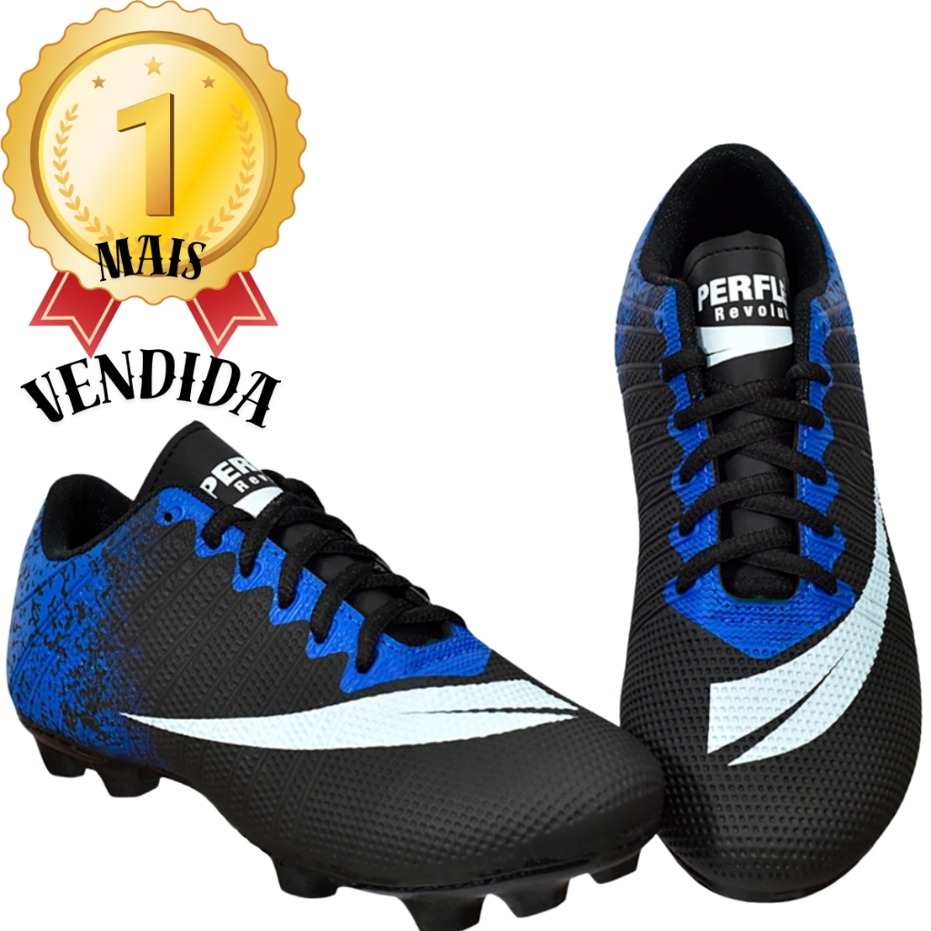 Chuteira Campo Adulto Infantil Colada e costurada PROMOÇÃO em Oferta na Shopee