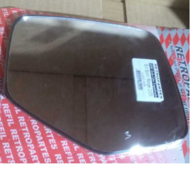 Lente vidro Refil Retrovisor Carona  Passageiro  C/BASE Ecosport  2005/2012  Ranger 2005/2009
