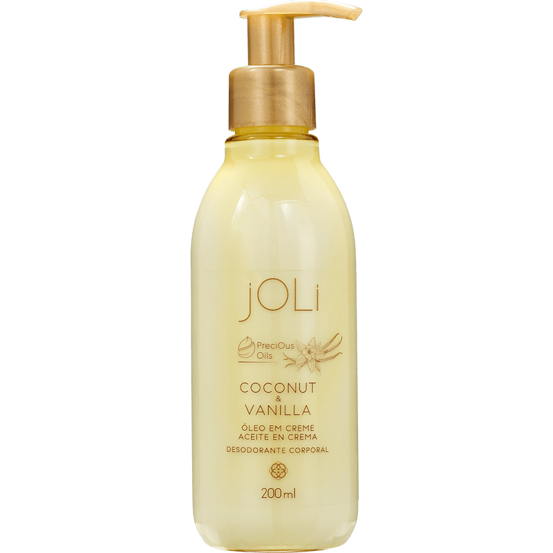 Óleo em Creme Joli Vanilla e Coco 200ml Hinode