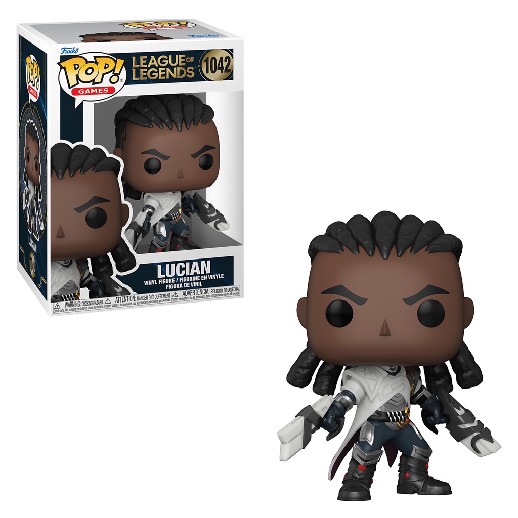 FUNKO POP GAMES LEAGUE OF LEGENDS - LUCIAN 1042 em Oferta na Shopee