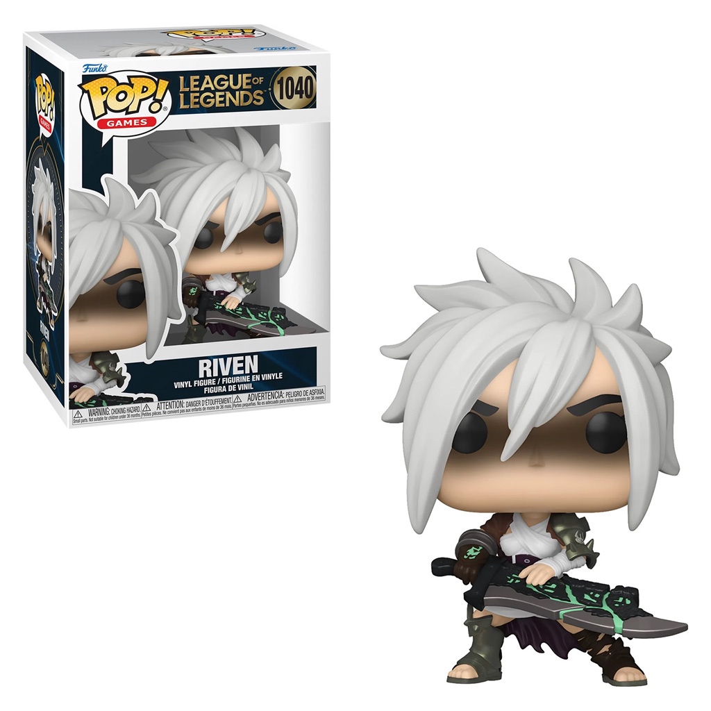 FUNKO POP GAMES LEAGUE OF LEGENDS - RIVEN 1040 em Oferta na Shopee