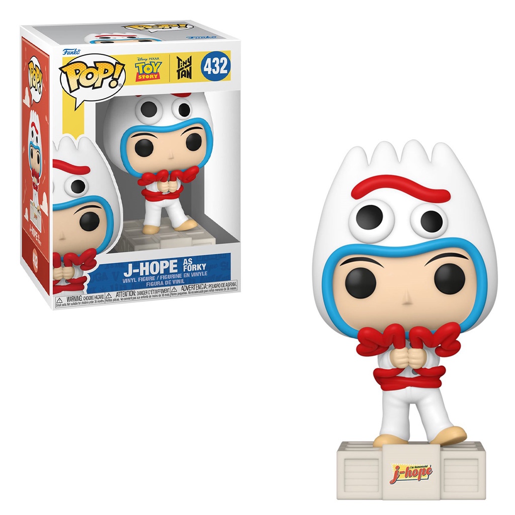 FUNKO POP: TOY STORY X BTS - J-HOPE AS FORKY 432 em Oferta na Shopee