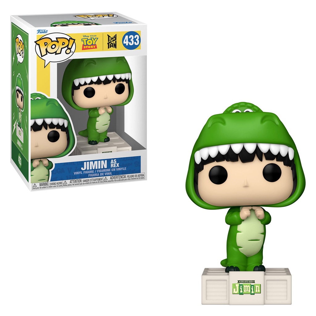 FUNKO POP: TOY STORY X BTS - JIMIN AS REX 433 em Oferta na Shopee