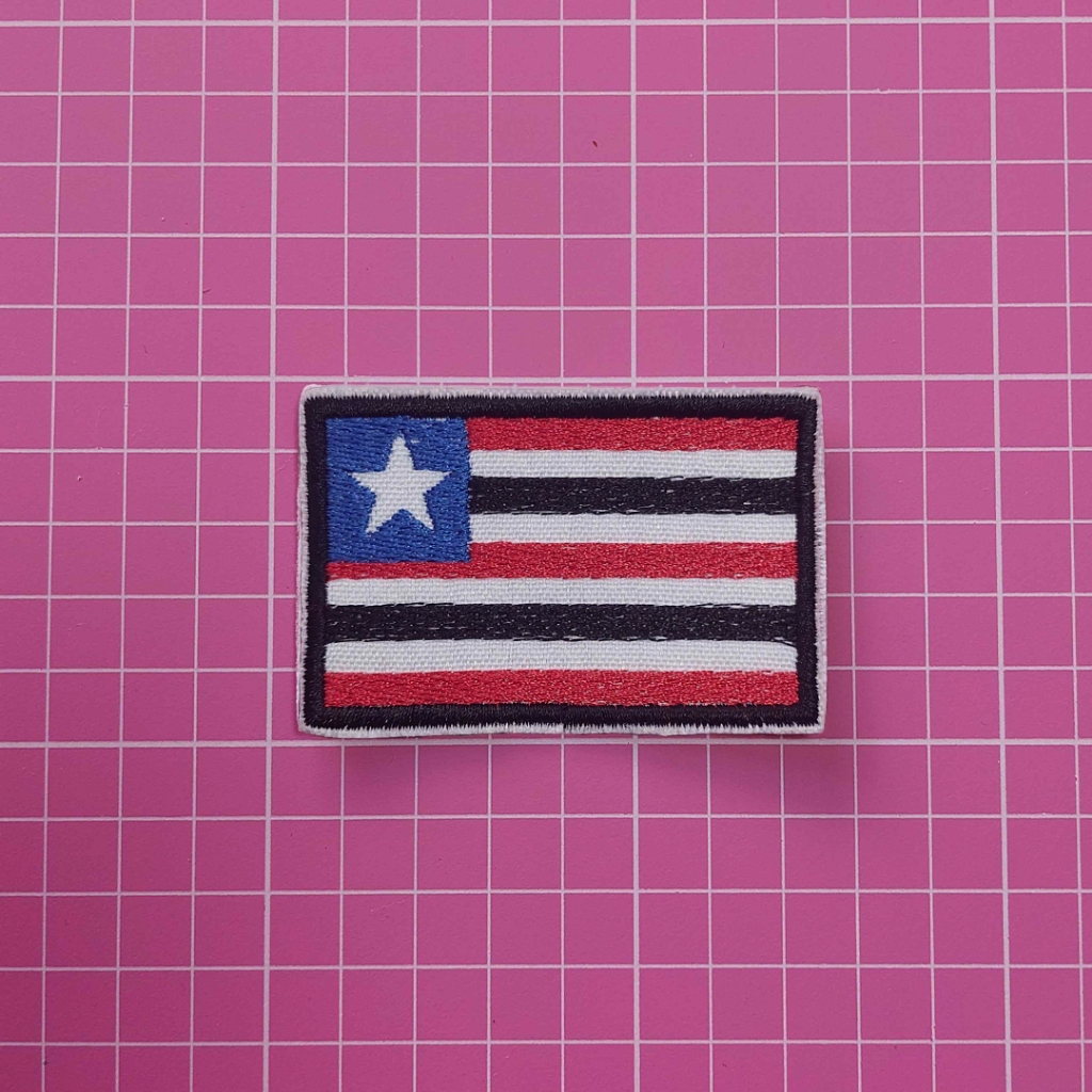 Patch Bordado Bandeira Maranhão oficial com termocolante ou velcro