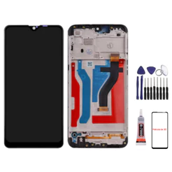 Tela Touch Frontal Display Lcd Compatível Galaxy A10s A107 SM-A107F Original Sem Aro E Com Aro