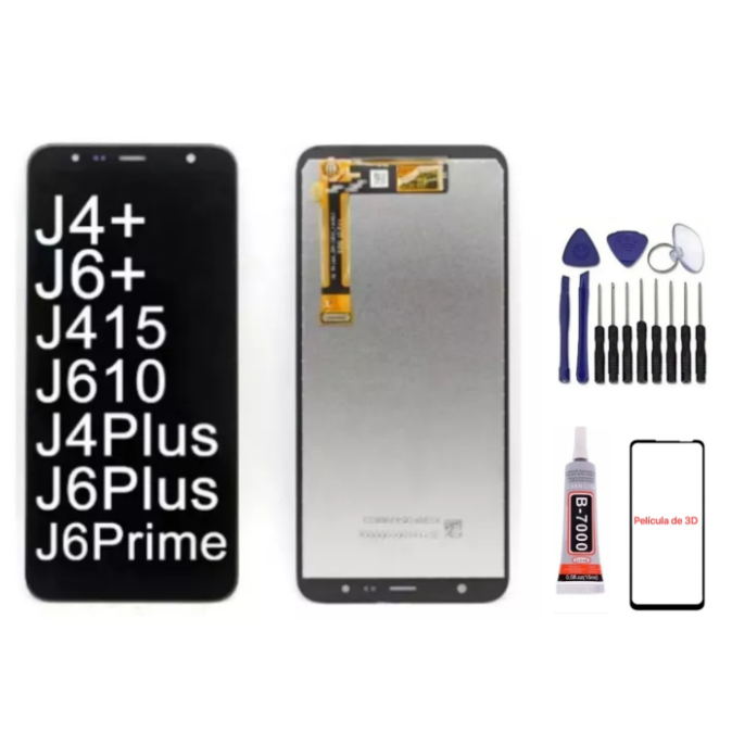 Frontal Touch Lcd Display Tela Compatível Galaxy  J4 Plus J6 Plus J4 Core SM-J415F SM-J610F SM-J410D