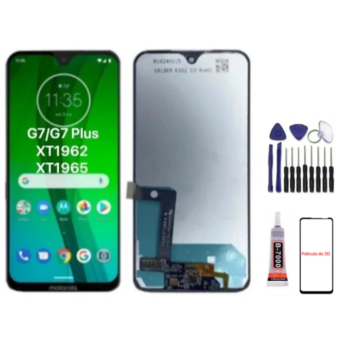 Tela Display Lcd Frontal Moto G7/G7 Plus/Xt1962-4/Xt1965-2 Original A Pronta Entrega