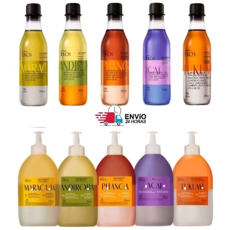 Óleo Trifásico Natura Ekos Andiroba /Pitanga/Maracujá/Açaí/Tukumã/ Amazo - Regular Refil 200ml ou 100ml ORIGINAL