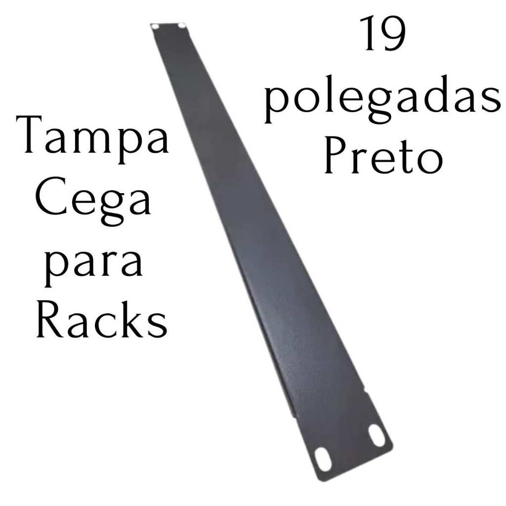 Frente falsa 1u Para Rack Servidor Tampa cega 1u Kit Com 10 Peças