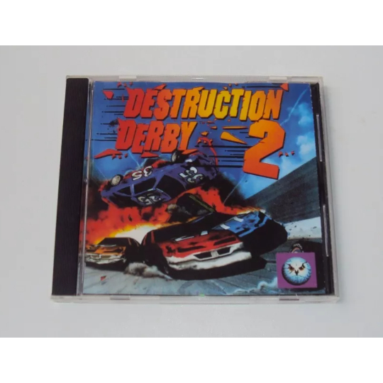 Destruction Derby 2 Prensado - Mídia Prata Para PS 1 - Funcionando - Usado