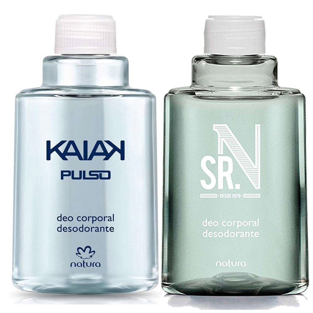 Refil Deo Corporal Masculino Natura 100ml Kaiak Pulso + Sr N