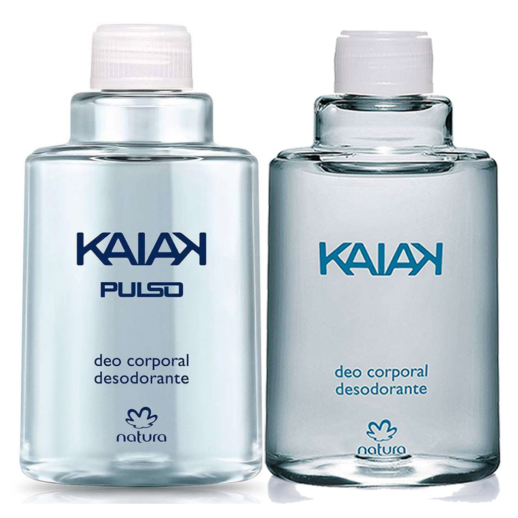 Refil Deo Corporal Masculino Natura 100ml Kaiak Pulso + Kaiak