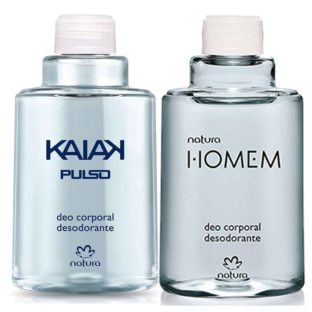 Refil Deo Corporal Masculino Natura 100ml Kaiak Pulso + Homem