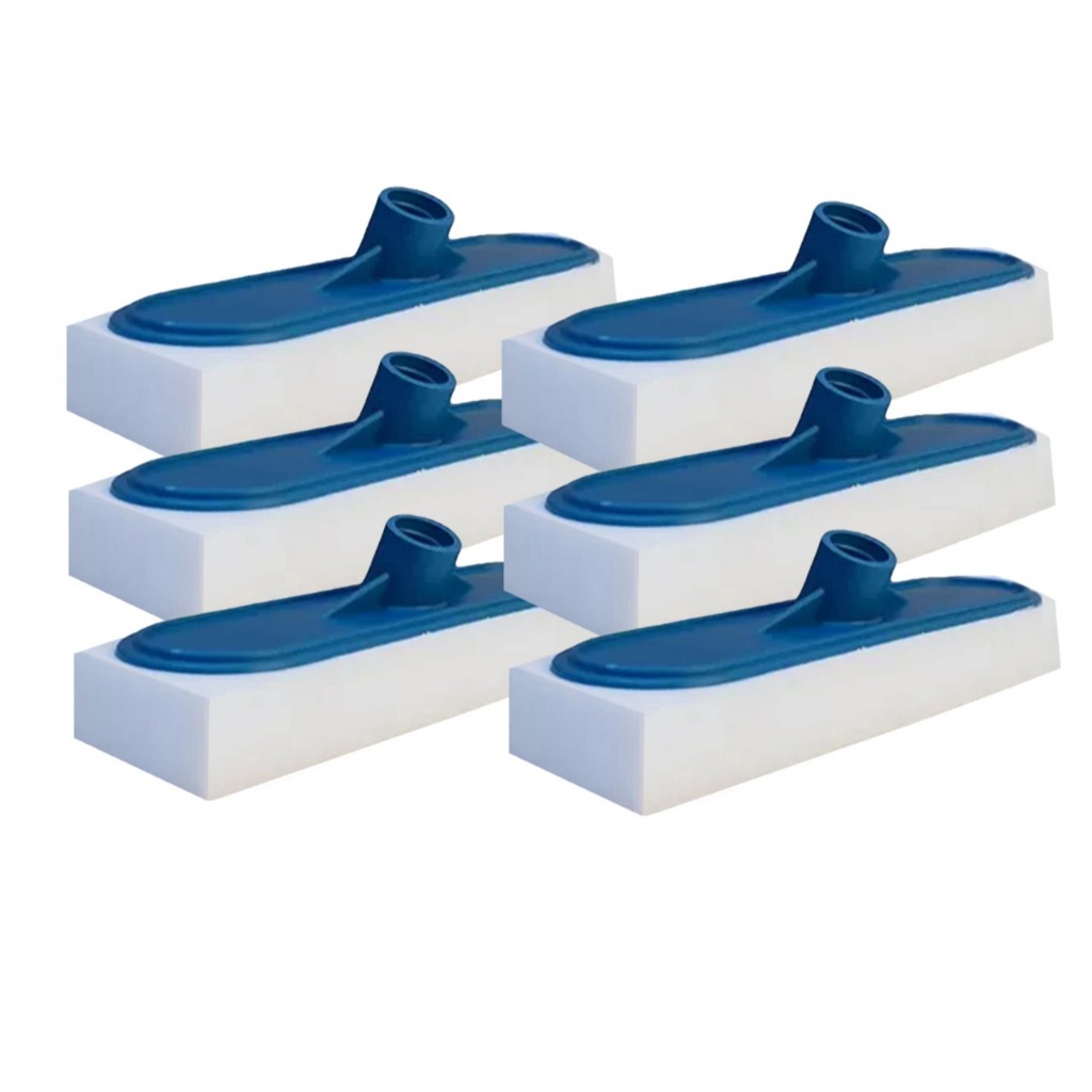 kit 6 esponjas para limpeza de  piso de dentro da casa