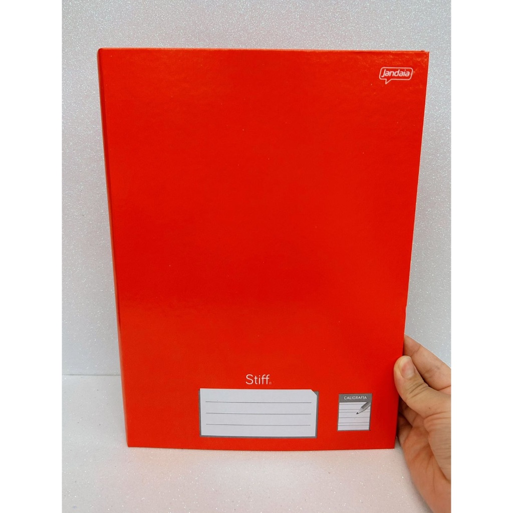 Caderno brochura GRANDE ( CALIGRAFIA STIFF ) Pedagogica Capa Dura 96 fls Liso Stiff Jandaia em Oferta na Shopee