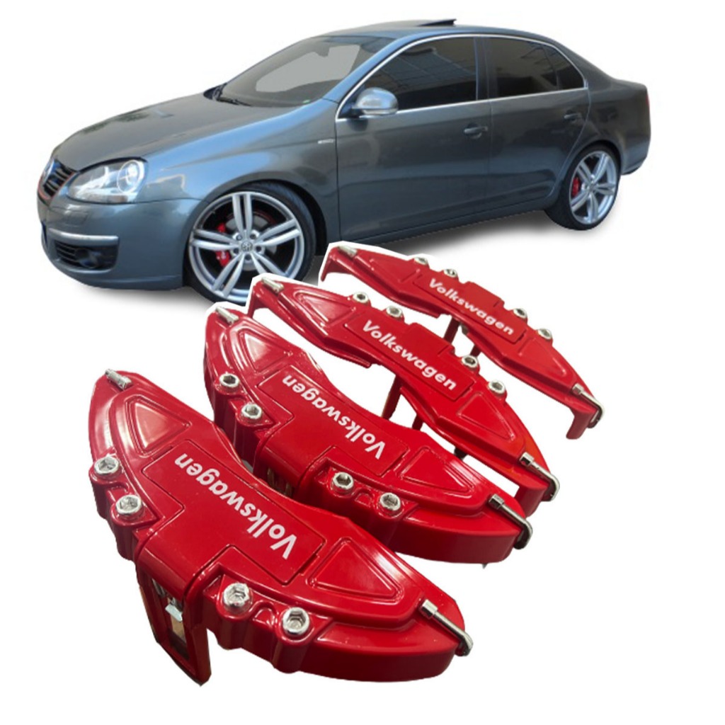 Capa De Pinça De Freio Garras 4 Peças Compativel Jetta sedan variant mk5 2007 2008 2009 2010