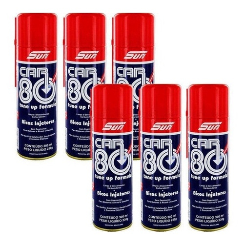 Descarbonizantes Car 80 Limpa Bico e Carburadores Original 6 unidades em Oferta na Shopee