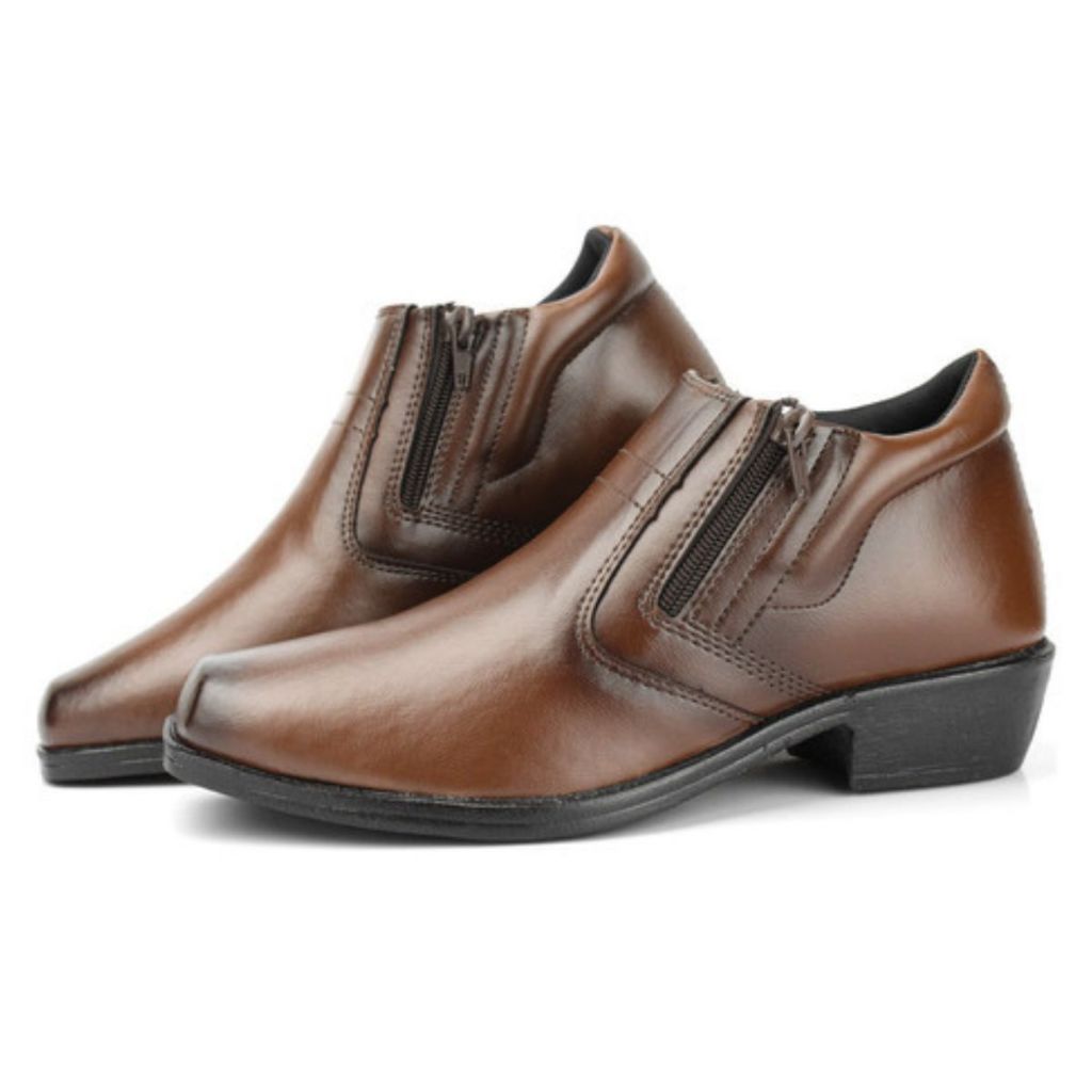 Bota Botinha Social Com Detalhe no Zíper Modelo Clássico Atemporal Envio Imediato