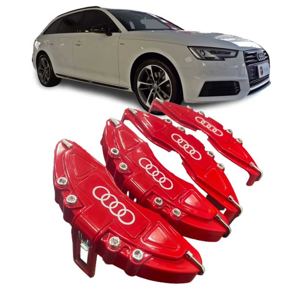 Capa De Pinça De Freio com garras 4 peças Compatível Audi A4 Avant 2016 2017 2018