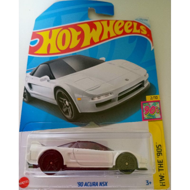 Hot Wheels '90 Acura NSX branco série anos 90