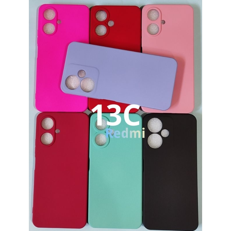 Capa 13C 5G Case Capinha Xiaomi Redmi 13C 5G / Poco M6 de Silicone Aveludada
