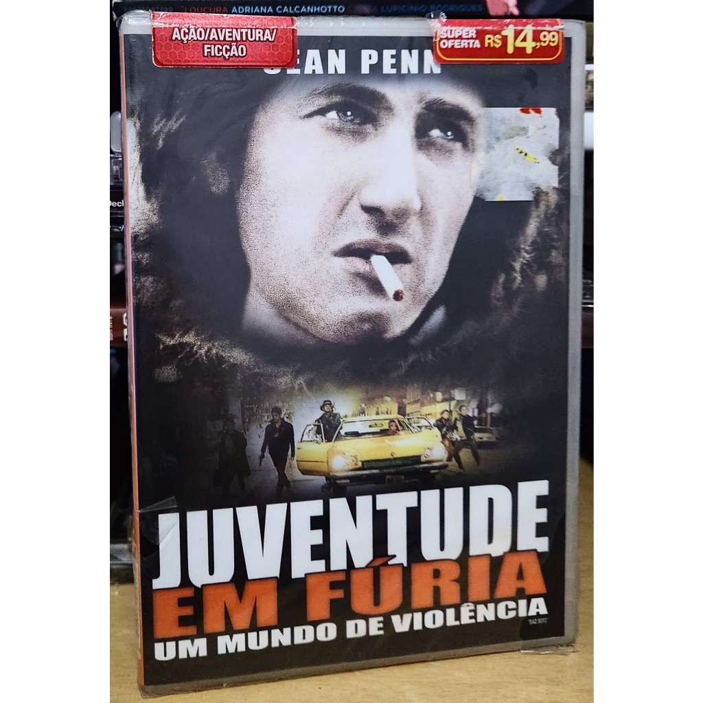 DVD Juventude Em Fúria Um Mundo De Violência - Sean Penn (Original Lacrado)