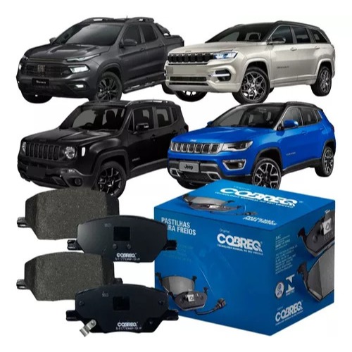 Pastilha De Freio Original Cobreq Fiat Toro Jeep Renegade em Oferta na Shopee