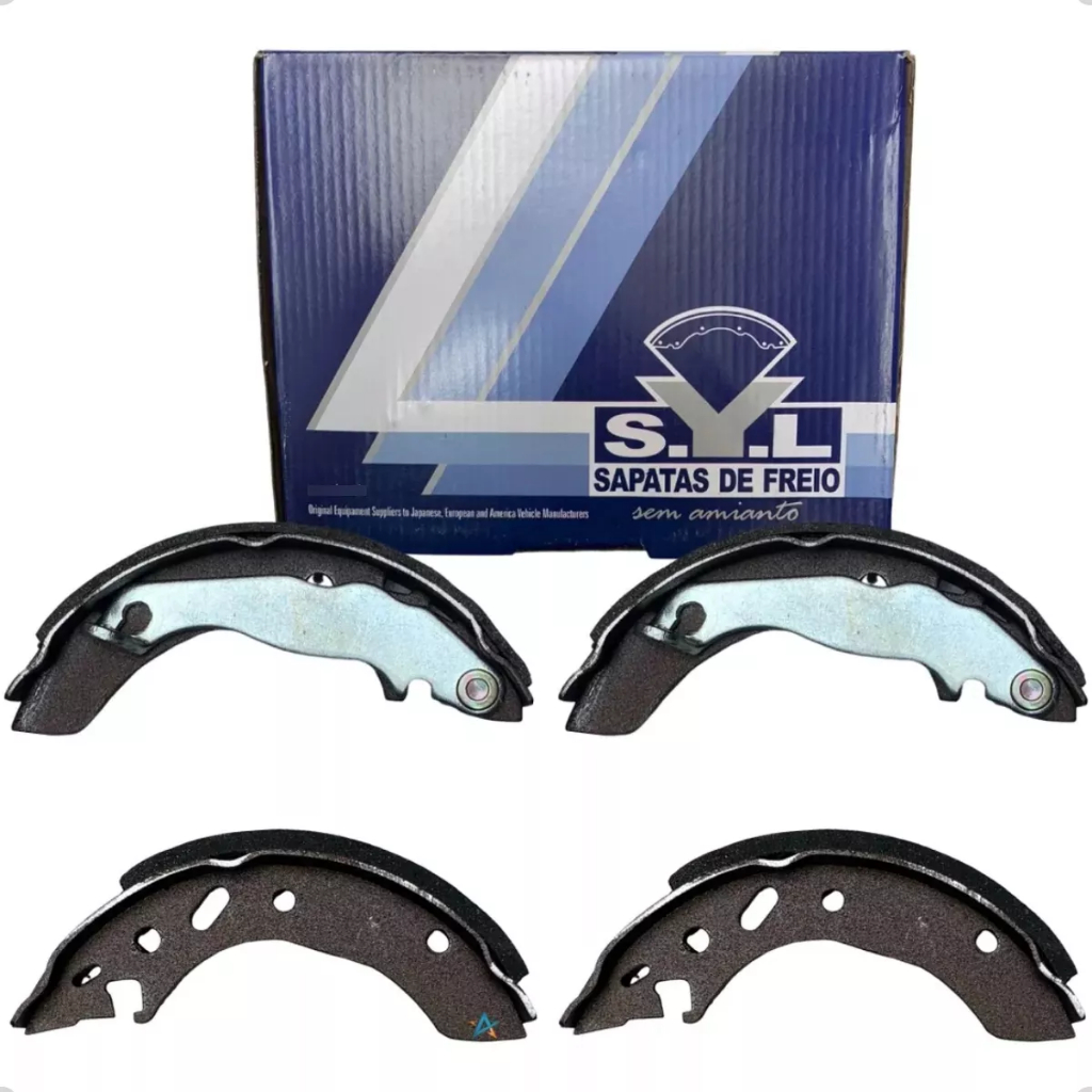 Jogo De Sapatas Lonas De Freio Traseiro Gm Celta Prisma Syl em Oferta na Shopee