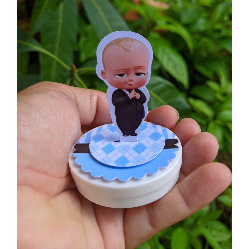 Aplique 3D em pé para Latinha/Caixa Acrílica/ Tag Personalizada/ Festa/ Lembrancinha/ Poderoso Chefinho