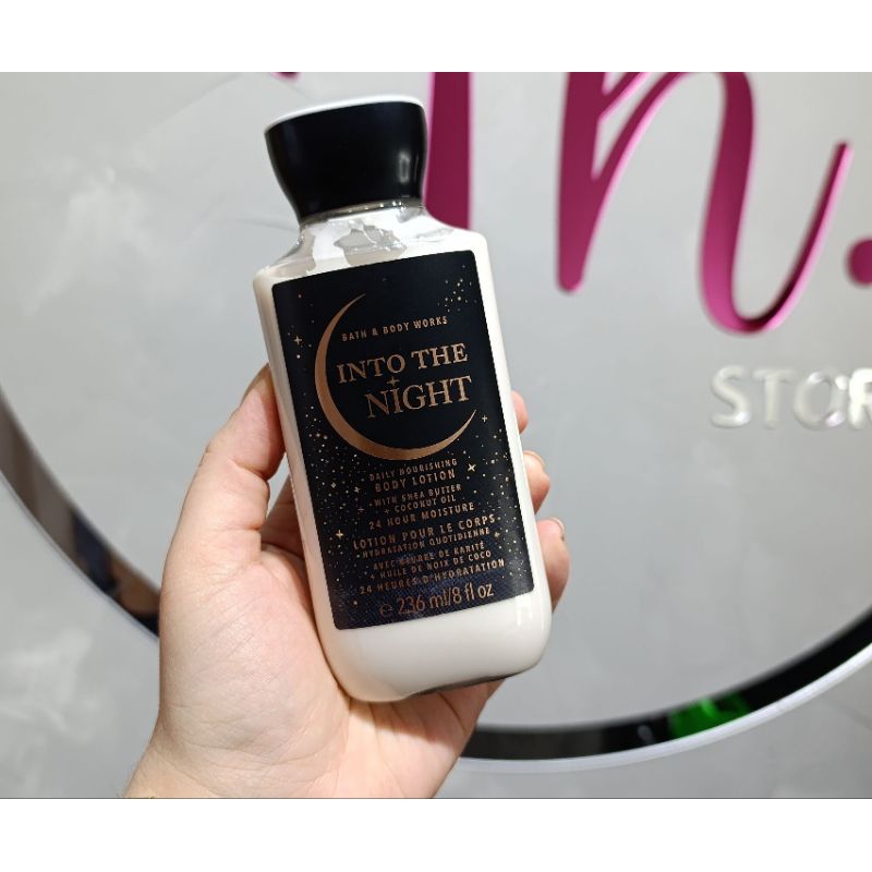 loção corporal hidratante into the night Bath and Body Works BBW 236 ml