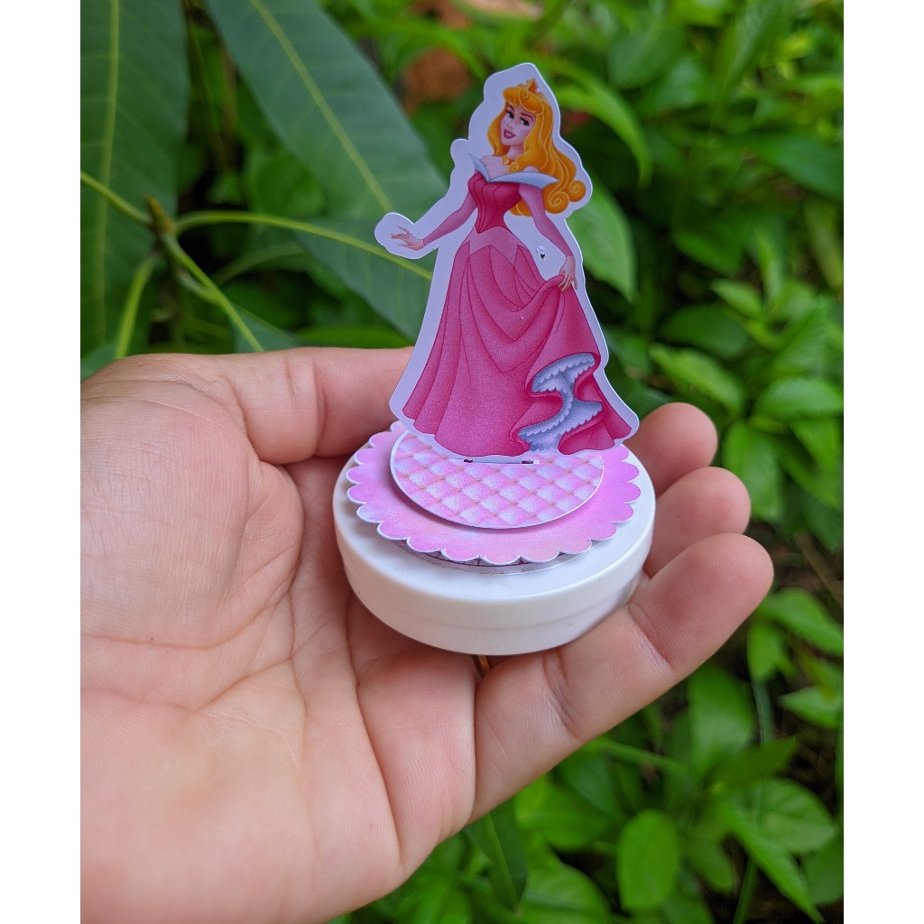Aplique 3D em pé para Latinha/Caixa Acrílica/ Tag Personalizada/ Festa/ Lembrancinha/ Cinderela Princesas