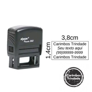 Carimbo Automático PERSONALIZADO NYKON 302 PROFISSIONAL MÉDICO ENFERMEIRA PISCOLOGO CORRETOR PROFESSOR em Oferta na Shopee
