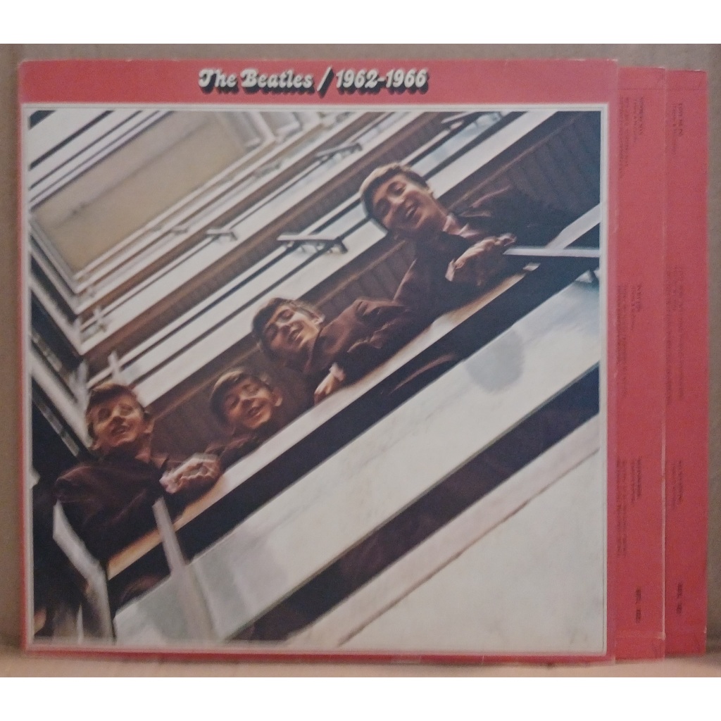 LP Disco De Vinil The Beatles - 1962-1966 - Duplo C/ Encartes LP 1 VG LP 2 VG+ Capa VG Ler Descrição