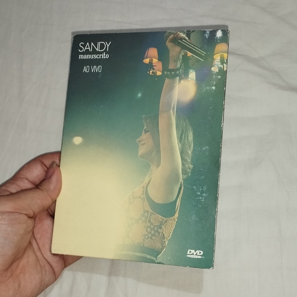 DVD Sandy - Manuscrito (universal - show - ao vivo - música - encarte)