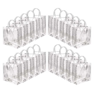 28 x 28 cm, 20 peças Sacos plásticos transparentes para embalagem de doces Sacos para presente de biscoito reutilizáveis em Oferta na Shopee