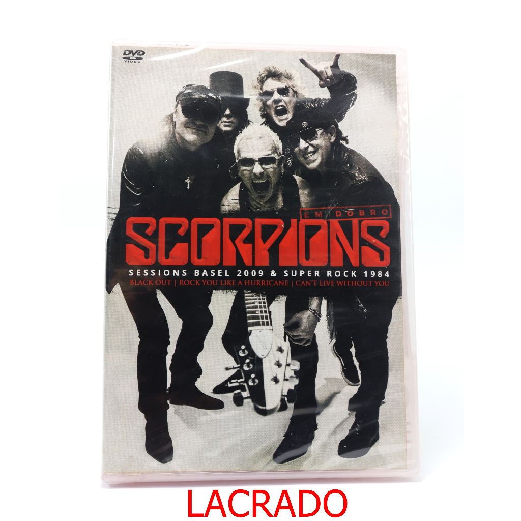Scorpions Em Dobro Basel 2009 E Super Rock 1984 DVD Lacrado Original De Música