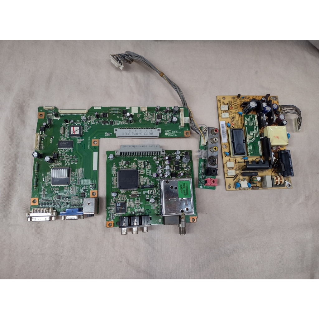 Placas Do Monitor LG Flatron L173sa Defeito Sucata Leia Tudo