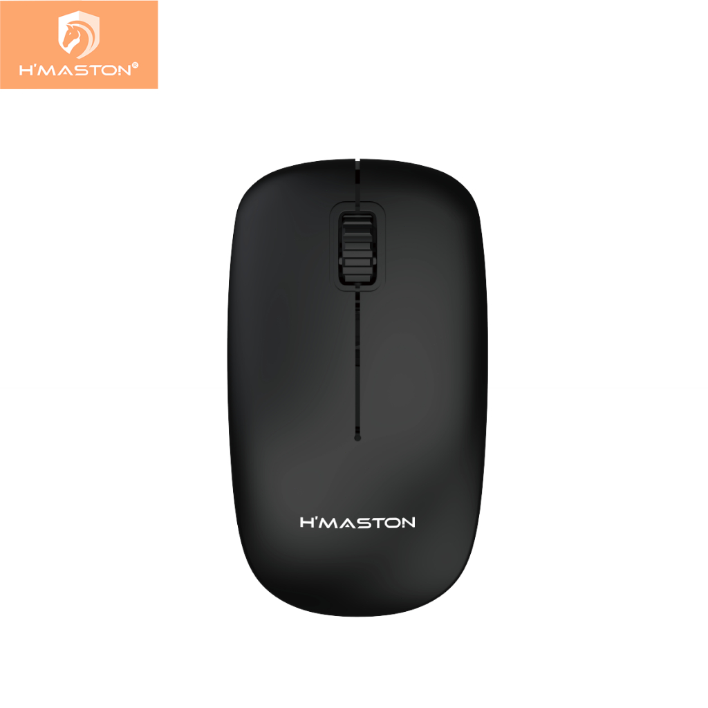 H'maston MS06 Mouse Sem Fio 2.4Ghz 1000Dpi Para Notebook PC Wireless Bluetooth Usb Design Ergonômico em Oferta na Shopee