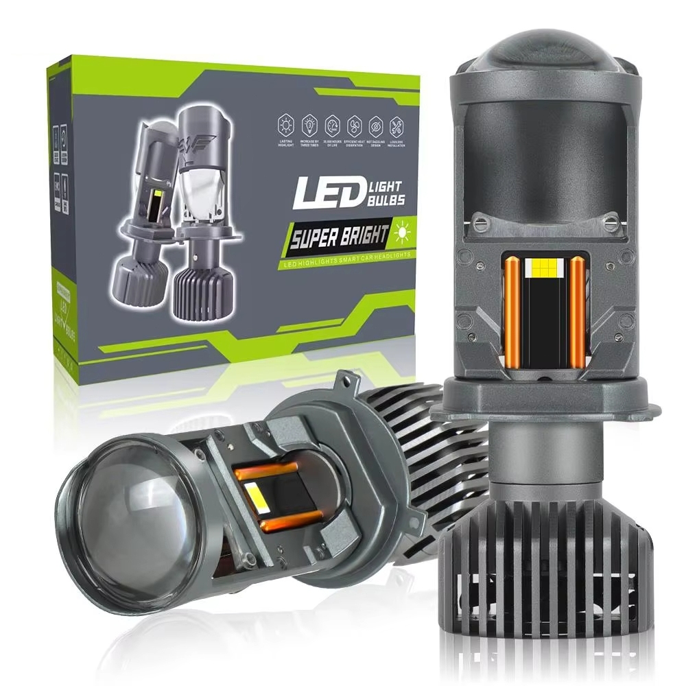 Par Ultra Led Lampada Mini Projetor H4 40000lm 300W Hi/Lo De Farol canbus 6500k para Car/Motor