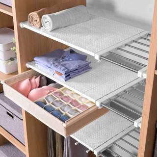 Ajustável Organizador Do Armário De Armazenamento Prateleira Space-Saving Prateleiras Titu...