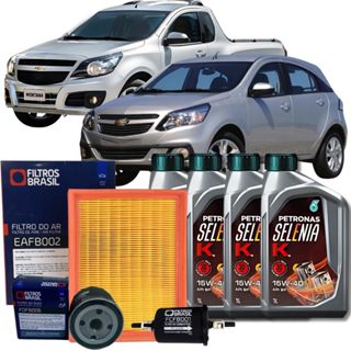 Kit Troca De Oleo Agile 1.4 Nova Montana 1.4 Selenia 15w40 em Oferta na Shopee